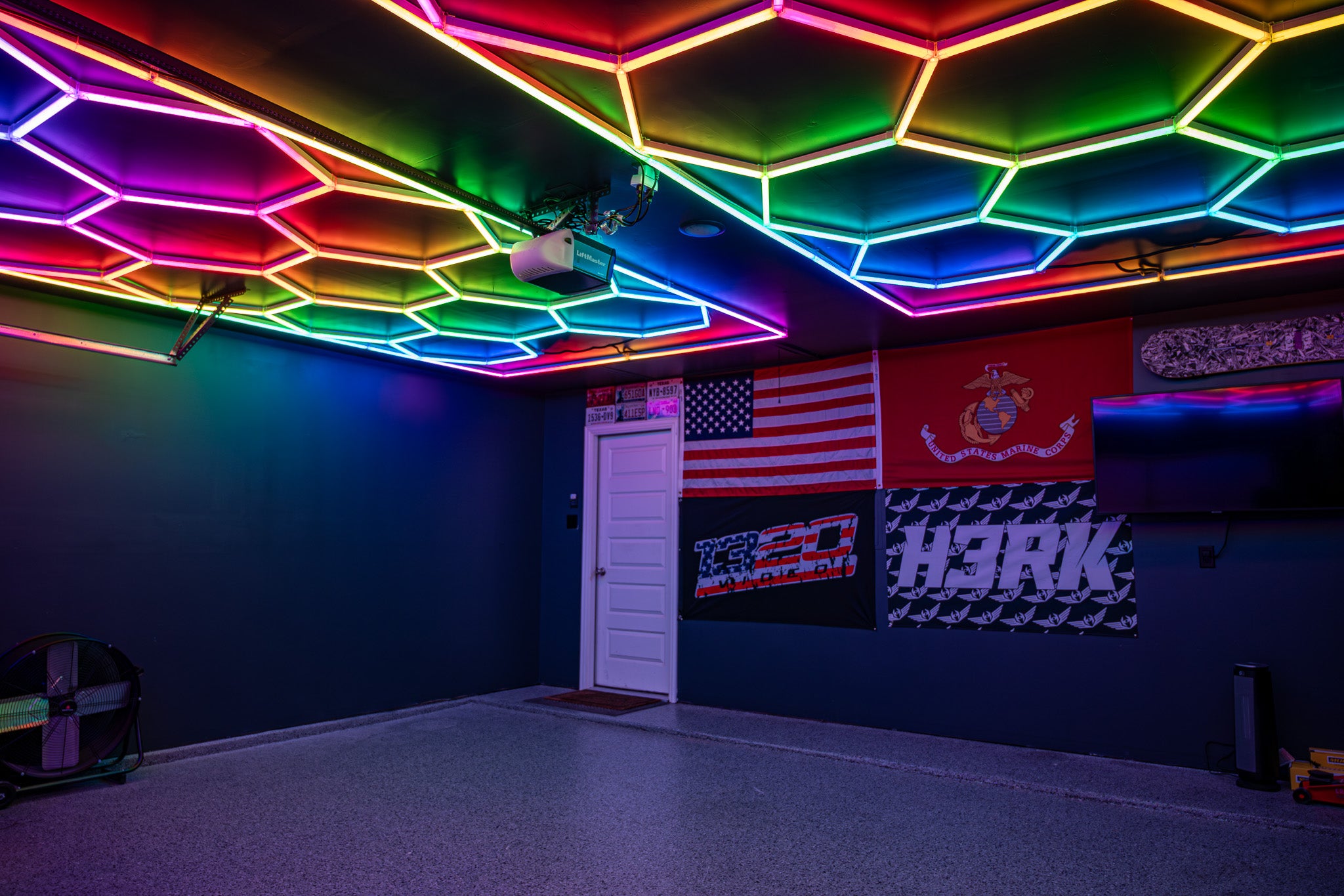 Balvolt - RGB Hex Light - RGB Rainbow animation