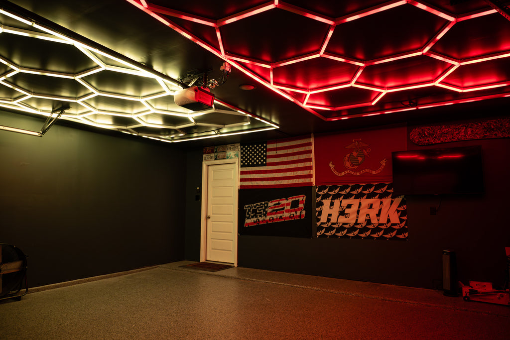 Balvolt - RGB Hex Light - Yellow and red animation