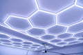 Balvolt - RGB Hex Light - White lights on ceiling