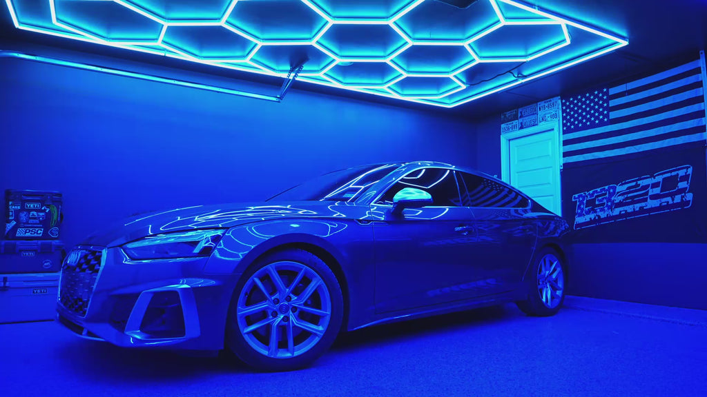 Balvolt™ RGB Hex Lights – Premium LED Lighting System for Garage, Gym & Creative Spaces