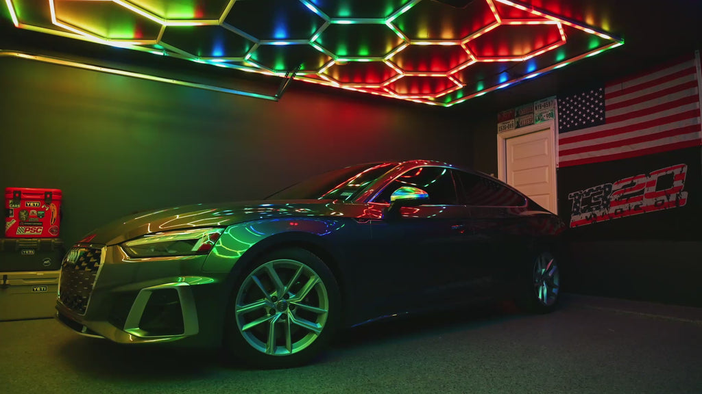 Balvolt™ RGB Hex Lights – Premium LED Lighting System for Garage, Gym & Creative Spaces